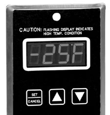 National Controls Corporation-Foodservice OEM Controls Standard (Model:TM165/ TM166)