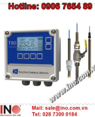 Đầu dò, cảm biến, bộ hiển thị, bộ điều khiển, ORP Meter – T80-MVS80