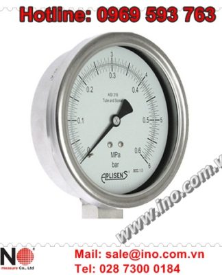 Đo áp suất công nghiệp-Industrial pressure gauge model MS-100K-Aplisens