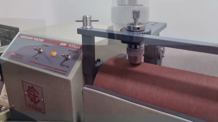 DIN ABRASION TESTER as per DIN – 53516 (RUBBER) AOIP Việt Nam | Distributor