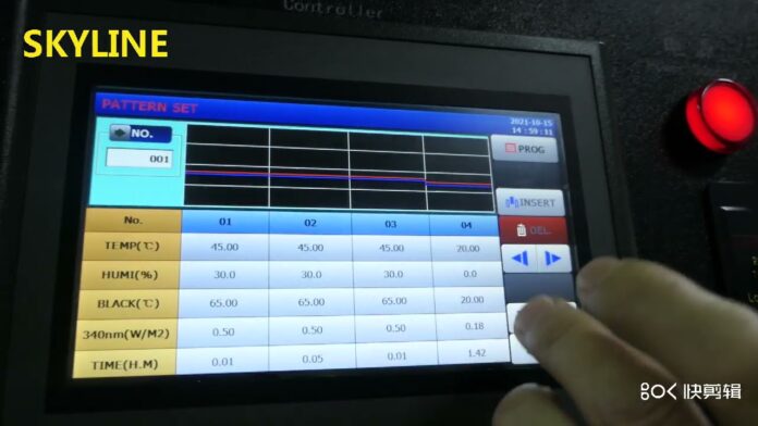 “Thiết bị Kiểm tra Khả năng Chịu Thời tiết bằng Đèn Xenon Làm Mát Bằng Khí”