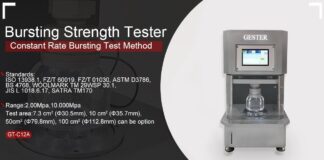 “Thiết bị đo độ bền Bursting Strength Tester (CRB Test) GT-C12A: Giải pháp hoàn hảo cho việc kiểm tra chất lượng và độ bền của sản phẩm”