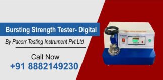 Pacorr Testing Instruments, máy đo độ bục vải, da và giấy (Đo độ bền nổ) Bursting Strength Tester – Digital. AOIP Việt Nam | Distributor