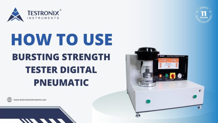 BÁN CHẠY – Bursting Strength Tester Digital Pneumatic BST Auto Clamping cho các ứng dụng công nghiệp