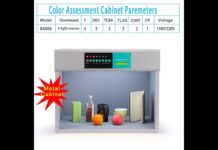 Thiết bị đo màu cho công nghiệp giày da và dệt may – Color Assessment Cabinet with D65/TL84/CWF/UV/F/A