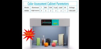 Thiết bị đo màu cho công nghiệp giày da và dệt may – Color Assessment Cabinet with D65/TL84/CWF/UV/F/A