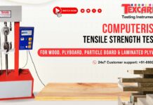 Computerised Tensile Strength Tester | Universal Testing Machine for Plywood | Texcare Instruments AOIP Việt Nam | Distributor