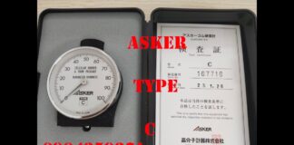 “Thiết bị đo độ cứng ASKER TYPE C – Giải pháp tối ưu cho nhu cầu đo lường chính xác trong ngành công nghiệp”
