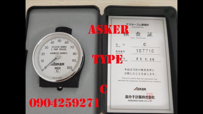 “Thiết bị đo độ cứng ASKER TYPE C – Giải pháp tối ưu cho nhu cầu đo lường chính xác trong ngành công nghiệp”