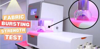 “Quy trình Kiểm tra Sức bền tức nổ vải – Hướng dẫn Kiểm tra Vải bằng thiết bị Fabric Bursting Strength | Hướng dẫn thử nghiệm Vải”