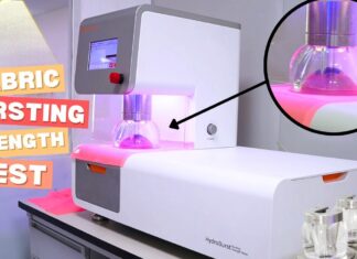 “Quy trình Kiểm tra Sức bền tức nổ vải – Hướng dẫn Kiểm tra Vải bằng thiết bị Fabric Bursting Strength | Hướng dẫn thử nghiệm Vải”