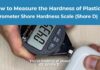 Đo độ cứng của nhựa bằng thước cứng Shore D