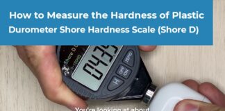 Đo độ cứng của nhựa bằng thước cứng Shore D