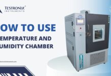 Ứng dụng của thiết bị Temperature and Humidity chamber trong các hoạt động sản xuất.