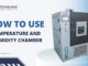 Ứng dụng của thiết bị Temperature and Humidity chamber trong các hoạt động sản xuất.