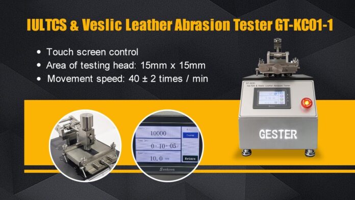 IULTCS & Veslic Abrasion Tester GT-KC01-1 Leather Testing Equipment AOIP Việt Nam | Distributor