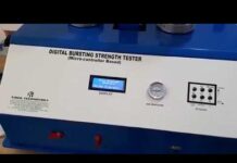 “Pneumatic model bursting strength tester – Thiết bị kiểm tra độ mạnh chịu nổ bằng khí nén