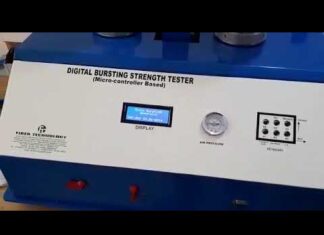 “Pneumatic model bursting strength tester – Thiết bị kiểm tra độ mạnh chịu nổ bằng khí nén