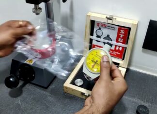 SHORE D HARDNESS TESTER WITH STAND – ASTM D2240 AOIP Việt Nam | Distributor