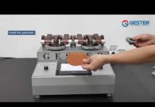Taber Abrasion Test Machine – Thiết bị thiết lập tiêu chuẩn cho kiểm tra độ bền của các vật liệu trong ngành giày da, dệt may