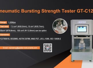 Thiết bị đo cường độ nổ vải GT-C12B – Giải pháp hoàn hảo cho ngành công nghiệp dệt may