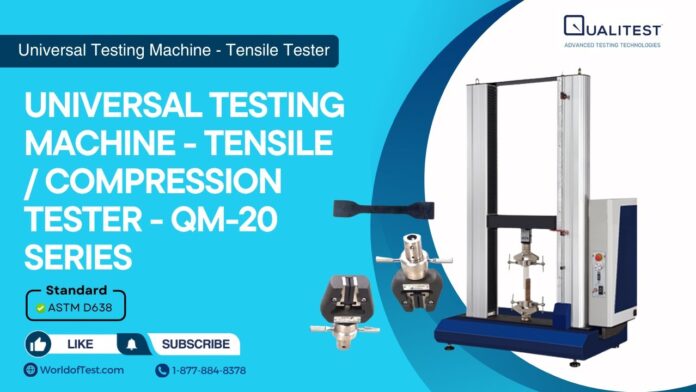 Universal Testing Machine – Tensile / Compression Tester – QM-20 Series | WorldofTest.com AOIP Việt Nam | Distributor