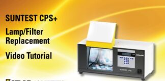 Hướng dẫn Video: Thay thế đèn/ bộ lọc cho SUNTEST CPS+ – Giải pháp lý tưởng cho quá trình kiểm tra độ bền của các vật liệu nhựa