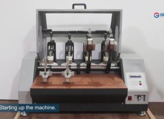 Tiêu đề: “GIỚI THIỆU VỀ THIẾT BỊ KIỂM TRA ĐỘ ĐỘN CỦA GIÀY WHOLE SHOES FLEXING TESTER GT-KA01-2”