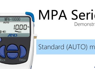 Giới thiệu sản phẩm A&D MPA Pipette – Chế độ tiêu chuẩn (AUTO) | Bộ đầu đo điện tử một kênh từ A&D