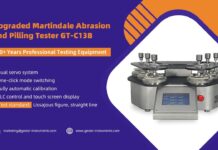 “Giải pháp tối ưu cho nhà máy – Thiết bị Martindale Abrasion And Pilling Tester với 9 máy làm việc”