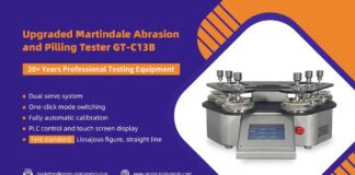 “Giải pháp tối ưu cho nhà máy – Thiết bị Martindale Abrasion And Pilling Tester với 9 máy làm việc”