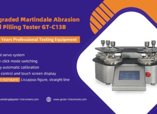 “Giải pháp tối ưu cho nhà máy – Thiết bị Martindale Abrasion And Pilling Tester với 9 máy làm việc”