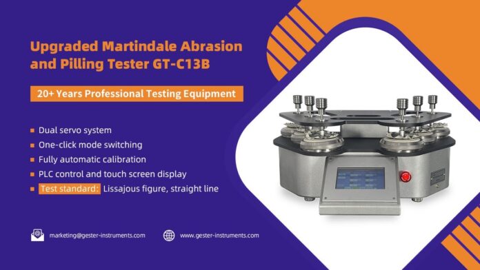 “Giải pháp tối ưu cho nhà máy – Thiết bị Martindale Abrasion And Pilling Tester với 9 máy làm việc”