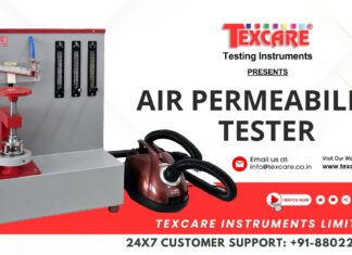 Bảng Đo Độ Thoáng Khí Air Permeability Tester IS 11056:1984, ASTM D737, ISO 9237, ISO 9073-15, Airflow Testing Machine