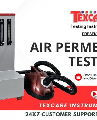 Bảng Đo Độ Thoáng Khí Air Permeability Tester IS 11056:1984, ASTM D737, ISO 9237, ISO 9073-15, Airflow Testing Machine