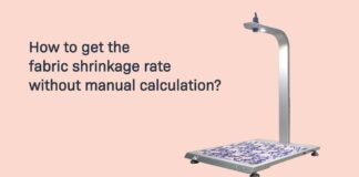 “Xác định tỷ lệ co rút vải tự động – Hãy loại bỏ bảng mẫu co rút!”
