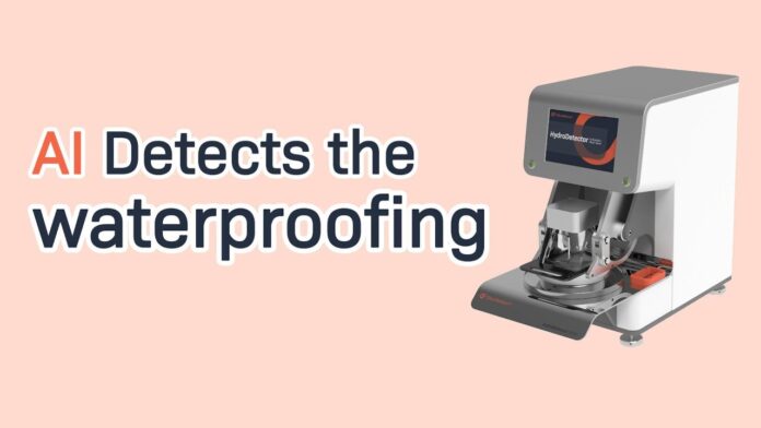 Breaking Innovation! Al detects the waterproofing properties of fabrics. AOIP Việt Nam | Distributor