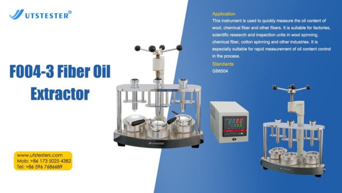 “Giới thiệu F004 3 Fiber Oil Extractor – Giải pháp hiệu quả cho việc tách dầu từ sợi vải”