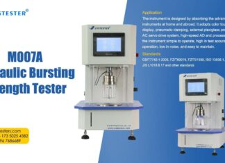M007A Hydraulic Bursting Strength Tester – Thiết bị đo độ bền nổ (Operation)