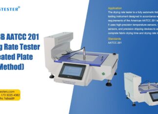 “Khám phá sự tiện lợi của M048B AATCC 201 – Thiết bị đo tốc độ sấy khối phương pháp mặt nóng”