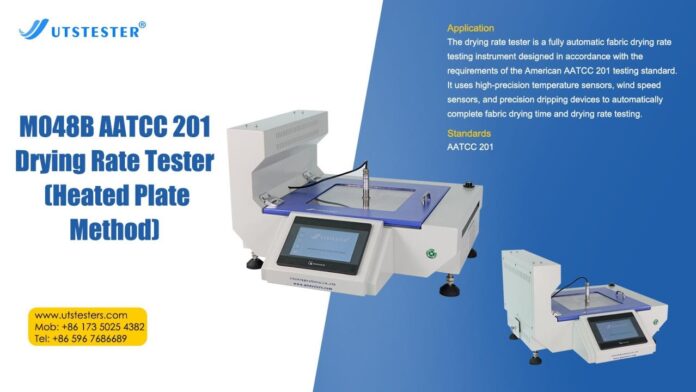 “Khám phá sự tiện lợi của M048B AATCC 201 – Thiết bị đo tốc độ sấy khối phương pháp mặt nóng”