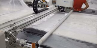 Máy cắt vải tự động Bullmer D8003 – Thiết bị không thể thiếu cho ngành công nghiệp may mặc và may vá