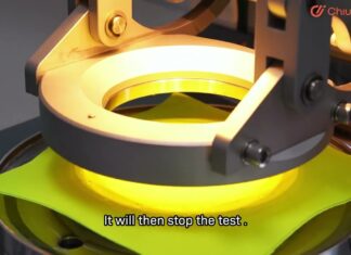 “Khám phá sản phẩm mới – HydroDetector Hydrostatic Head Tester sử dụng công nghệ AI để phát hiện chính xác giọt nước thứ 3”