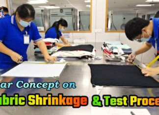 Shrinkage Or Dimensional Stability to wash Test Process For Fabric AOIP Việt Nam | Distributor
