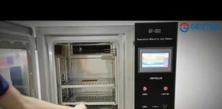 “Thiết bị phòng thí nghiệm: Buồng kiểm tra nhiệt độ và độ ẩm cho việc chuẩn bị và kiểm tra mẫu”