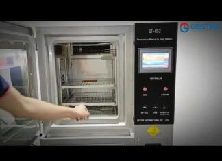 “Thiết bị phòng thí nghiệm: Buồng kiểm tra nhiệt độ và độ ẩm cho việc chuẩn bị và kiểm tra mẫu”