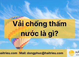 “Vải chống thấm nước là gì? Các vật liệu phổ biến và ưu nhược điểm đáng lưu ý”