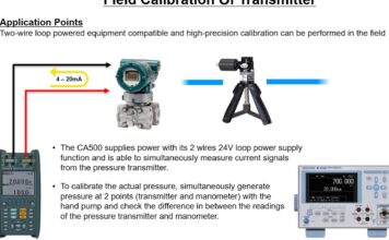 “Yokogawa CA500 Handy Calibrator: Giải pháp chỉnh nhiệt độ tiện dụng cho hiệu chuẩn máy đo áp suất trong lĩnh vực công nghiệp”