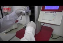 “Đánh giá chất lượng vải bông nóng trong sản xuất khẩu trang bằng máy thử độ bền – Xác thực chất lượng vải bông nóng trong khẩu trang – 2/4”