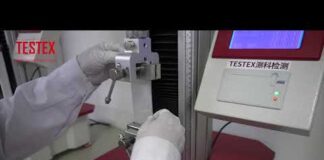 “Đánh giá chất lượng vải bông nóng trong sản xuất khẩu trang bằng máy thử độ bền – Xác thực chất lượng vải bông nóng trong khẩu trang – 2/4”